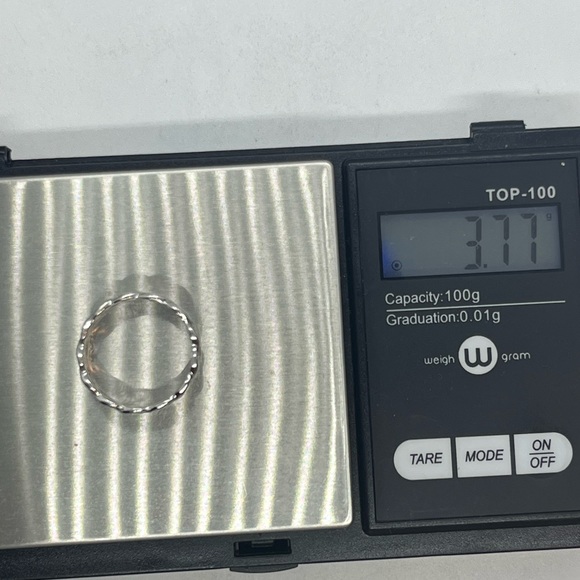 Celtic Knot braided sterling silver band ring Irish vintage size 8 - Picture 8 of 12